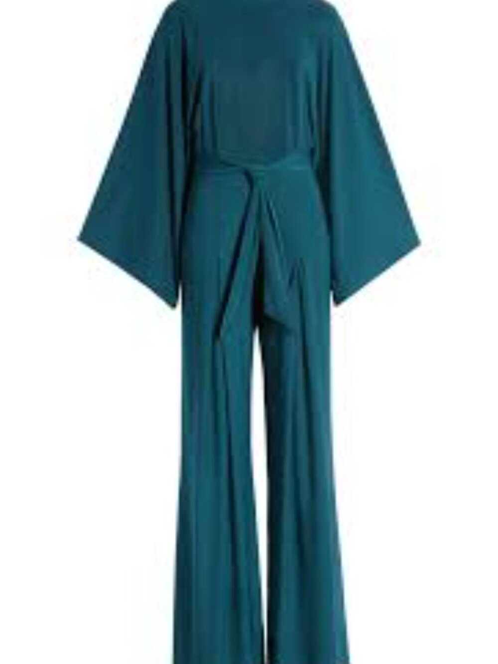 NWT BADGLEY MISCHKA MOCK NECK- KIMONO SLEEVE JUMPSUIT- SIZE 10 - Picture 3 of 7